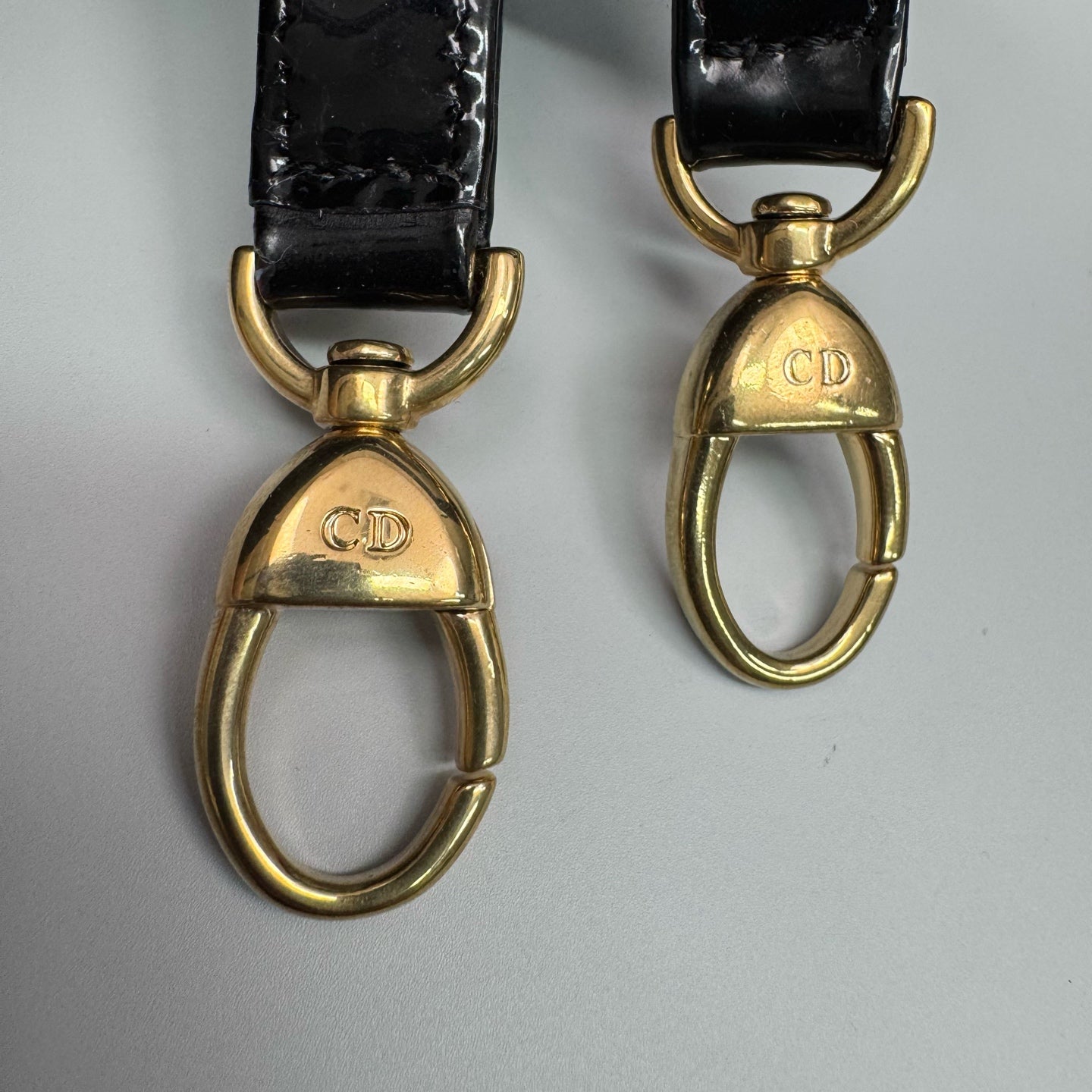 Dior - Lady Dior - Patent leather - Black - (Large)