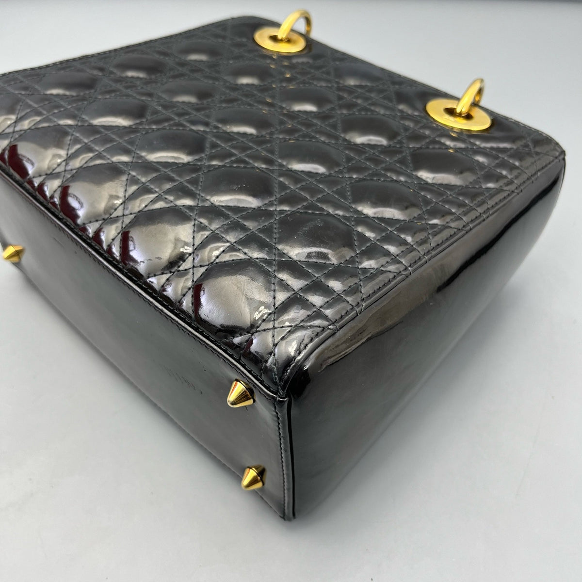 Dior - Lady Dior - Patent leather - Black - (medium)
