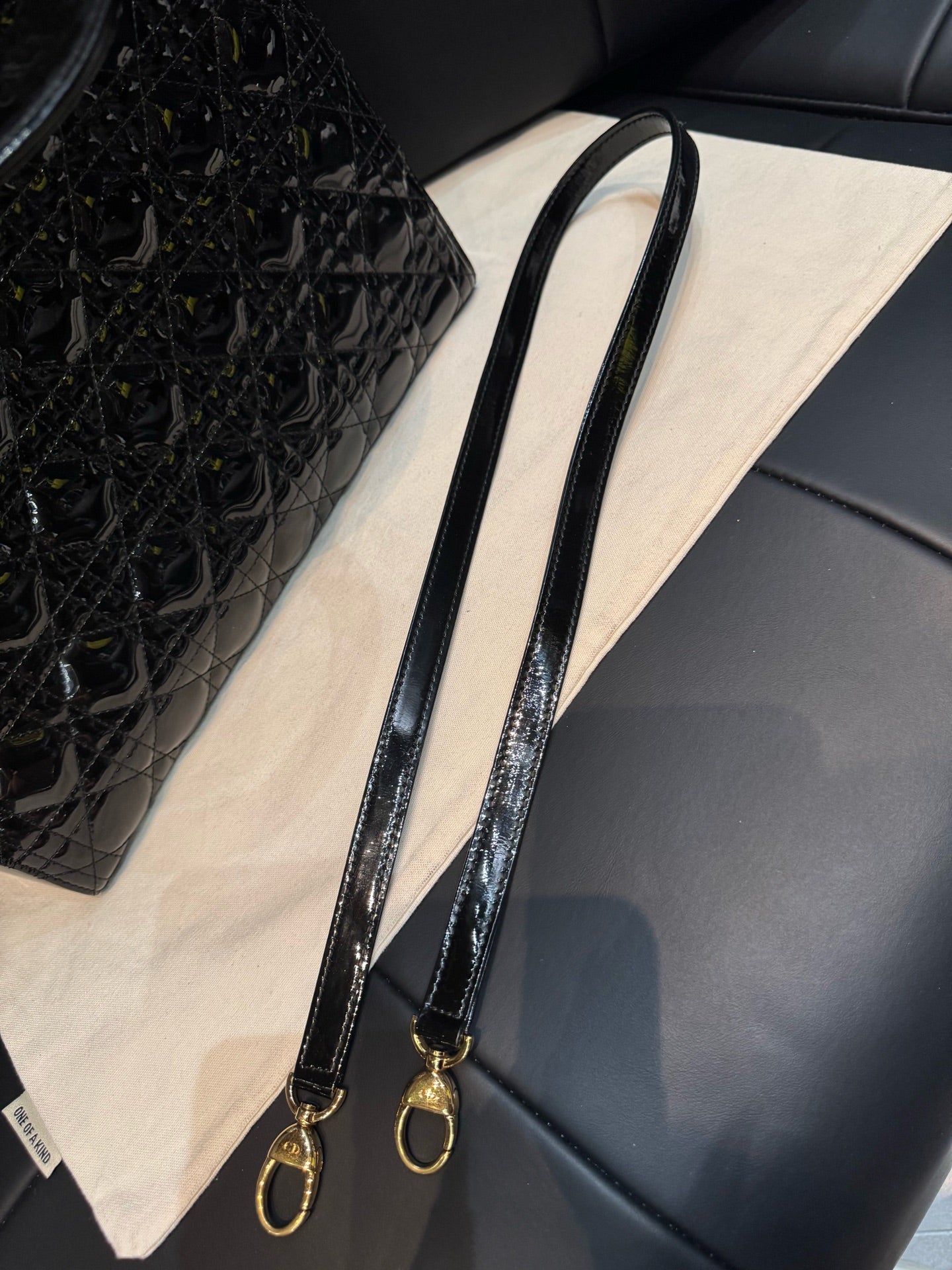 Dior - Lady Dior - Patent leather - Black - (Other)