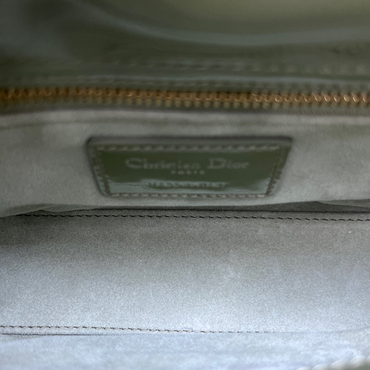 Dior - Lady Dior - Patent leather - Green - (mini)