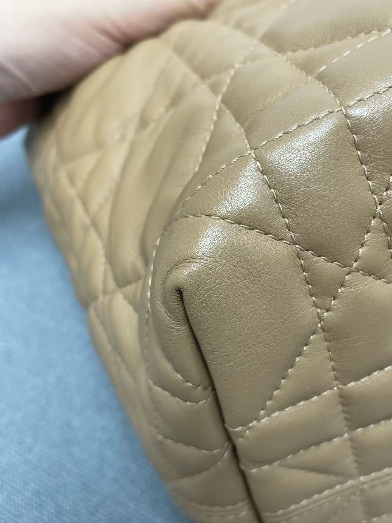 Dior - Lady Dior Tote - Lambskin leather - Camel - (Medium)