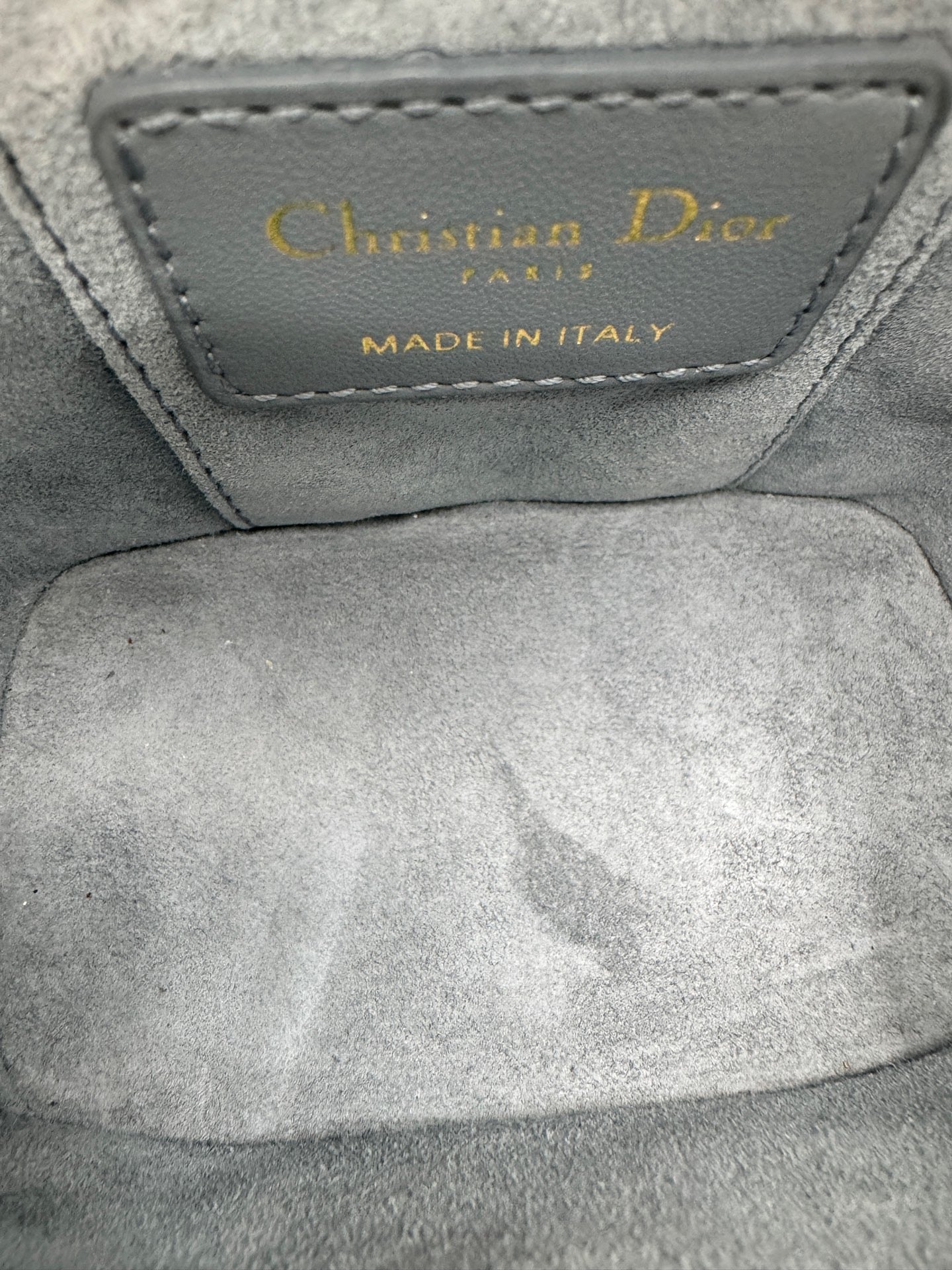 Dior - Lady Dior Vanity Case - Lambskin leather - Sky Blue with Gold-Tone Hardware - (mini)