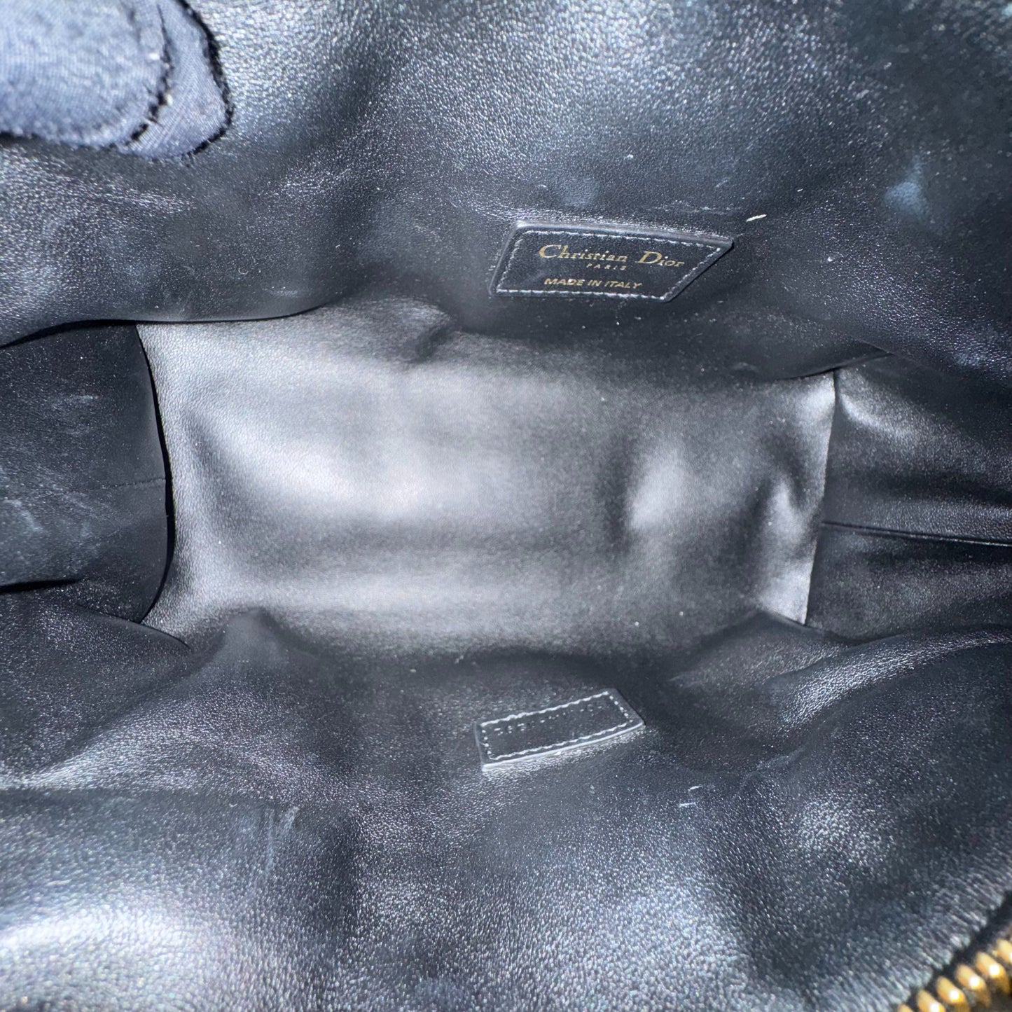 Dior - Lunch Box Bag - Leather - Black