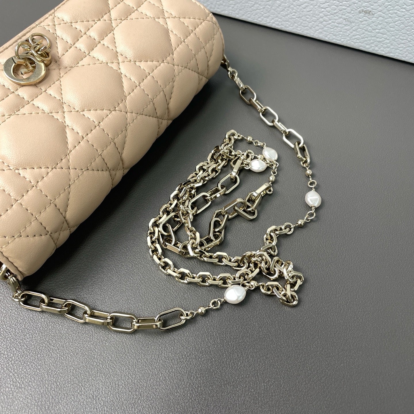 Dior - My Dior Lady WOC - Lambskin leather - Beige - (mini)