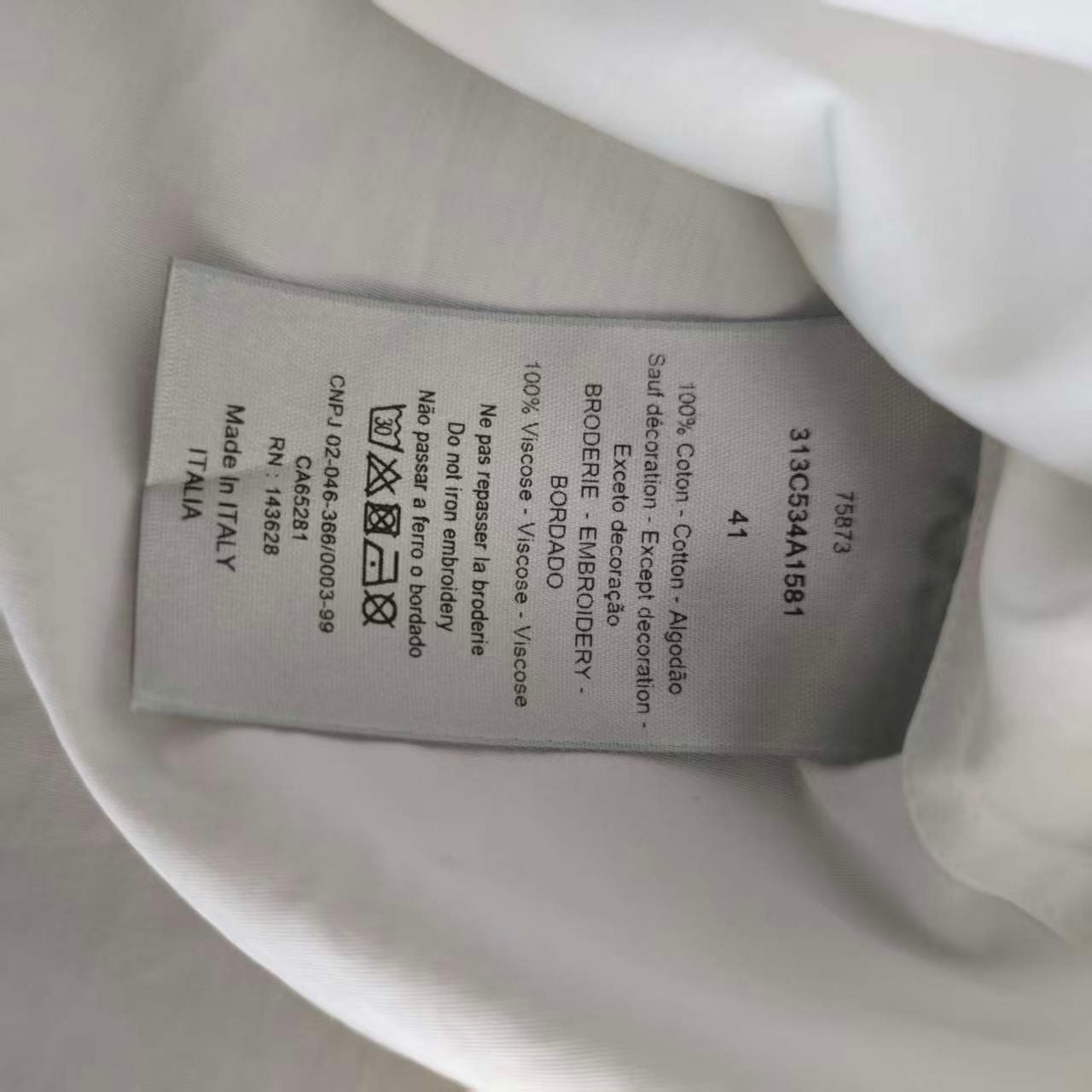 Dior - Other - Cotton - White - (L)