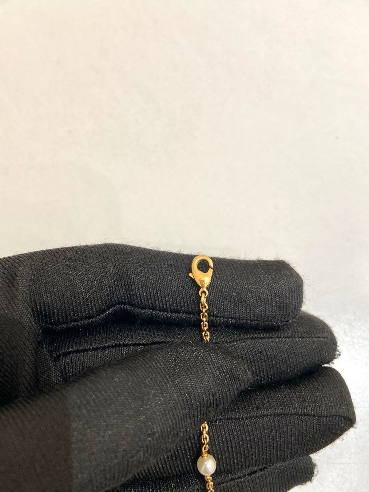 Dior - Other - Gold-tone metal with crystal accents and faux pearls. - Gold