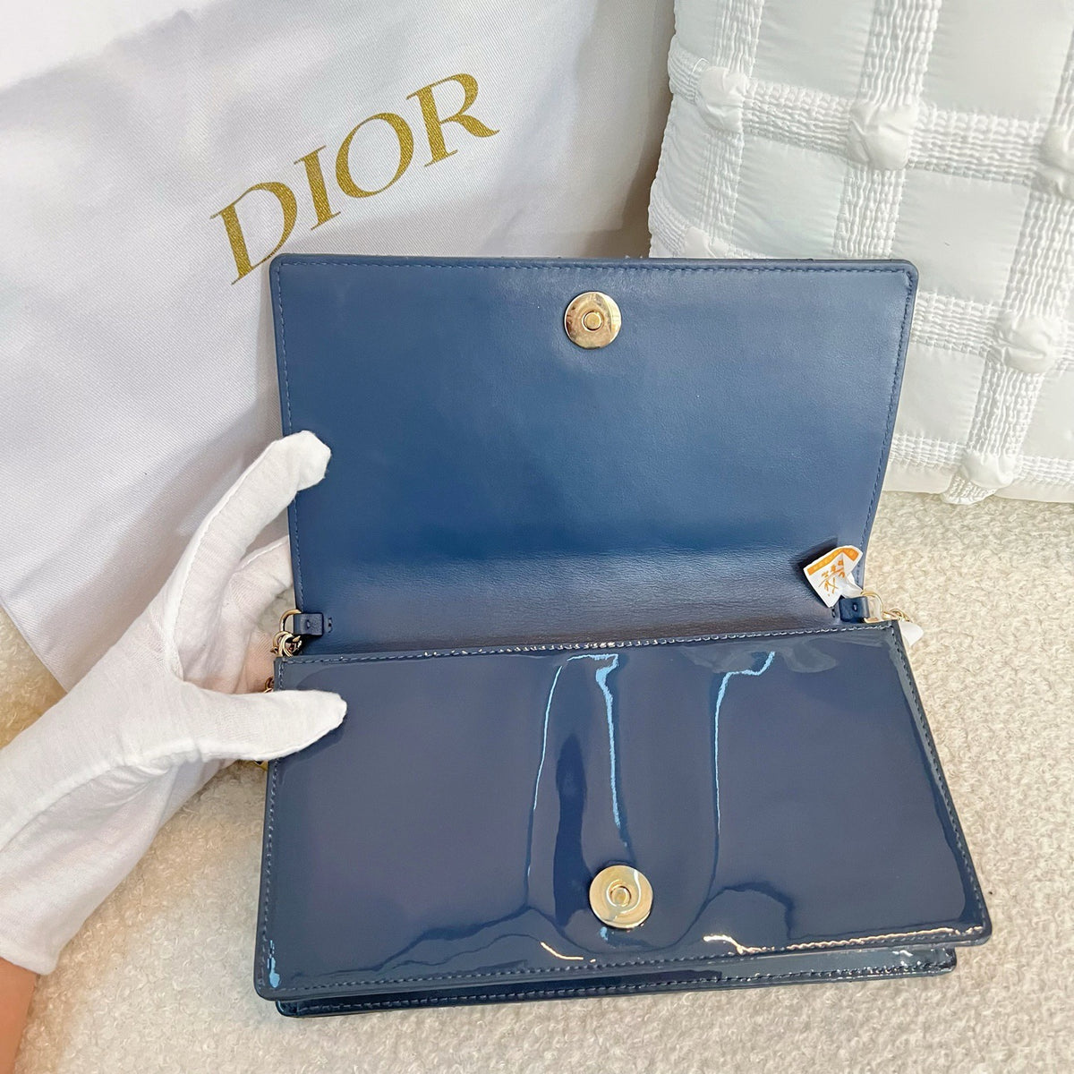 Dior - Other - Patent leather - Blue - (small)