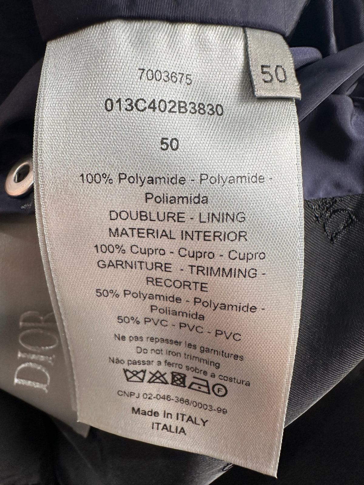 Dior - Other - Polyamide - Blue - (L)