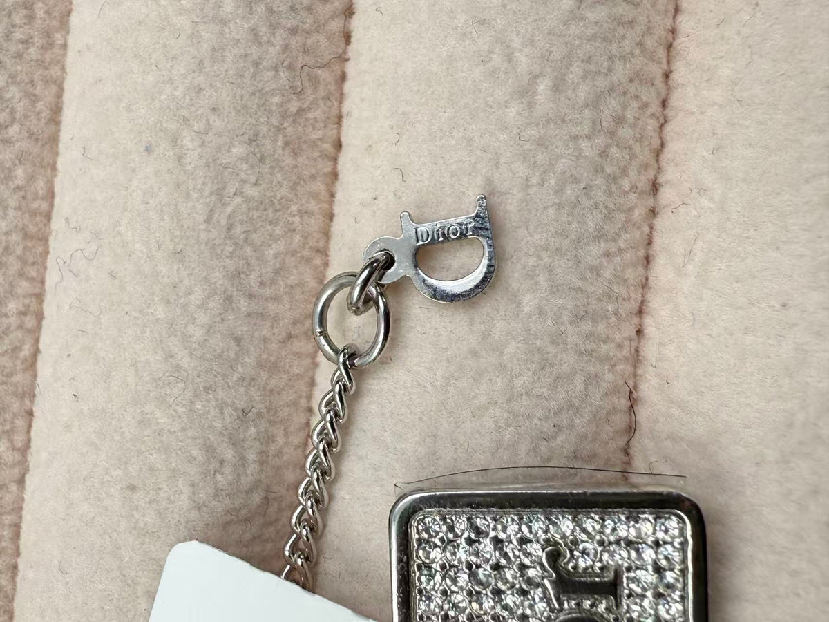 Dior - Other - Silver-tone metal with clear rhinestone embellishments - Silver