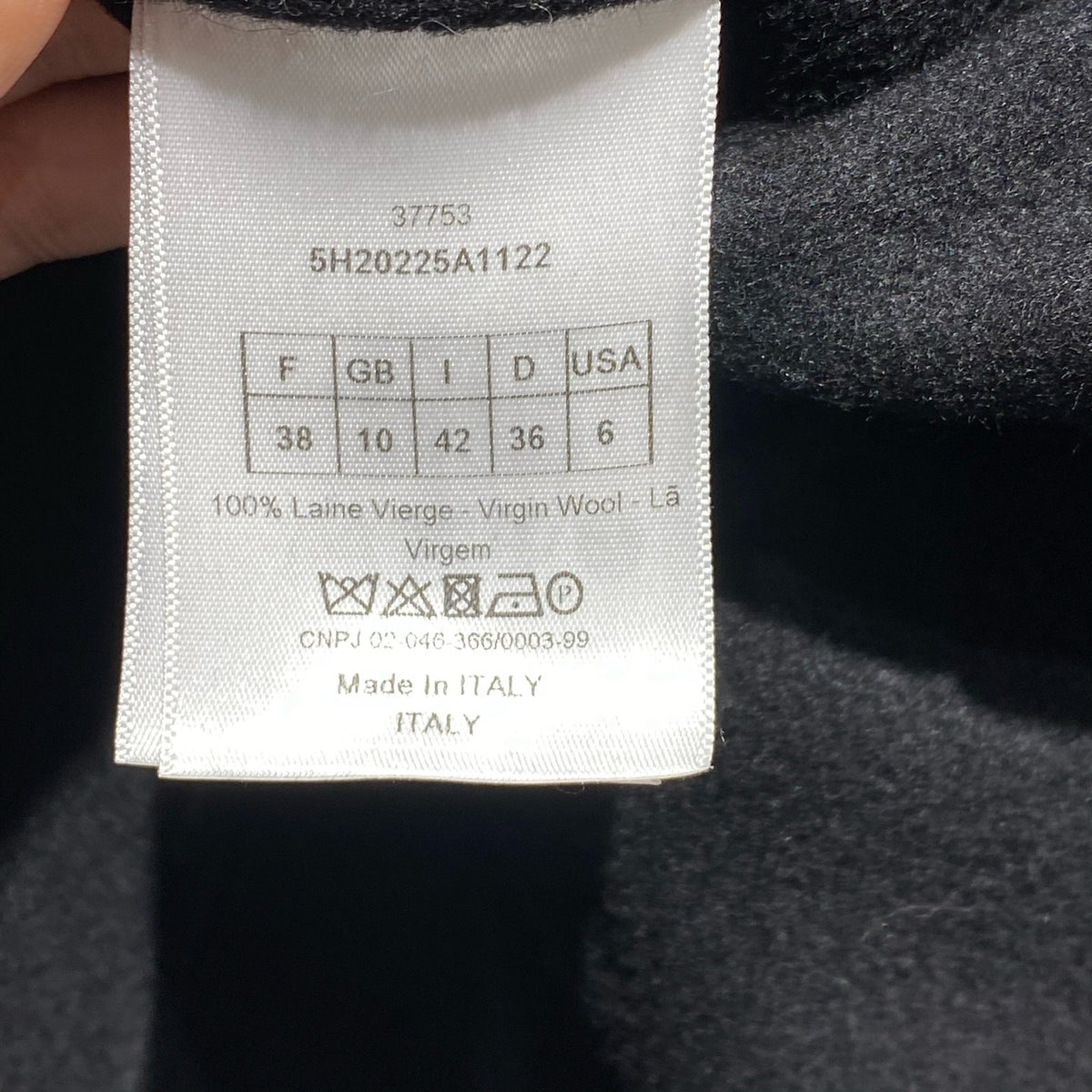 Dior - Other - Wool - Black - (38)