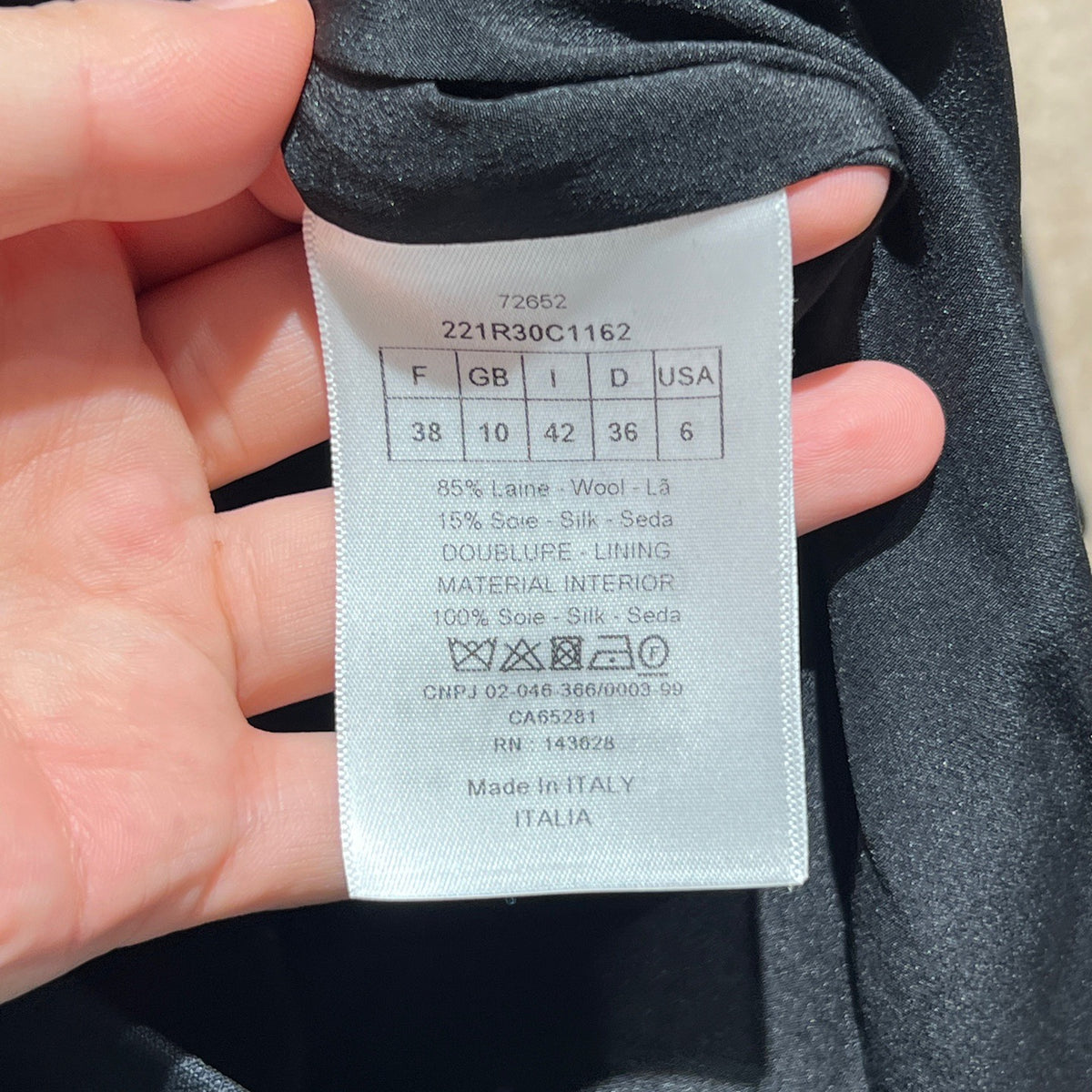 Dior - Other - Wool - Black - (38)