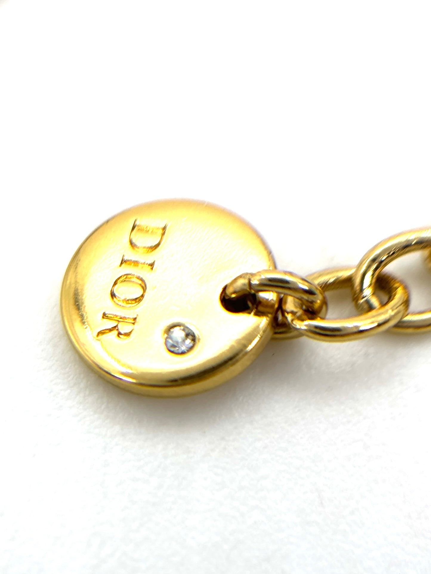 Dior - Petit CD - Gold plated - Gold