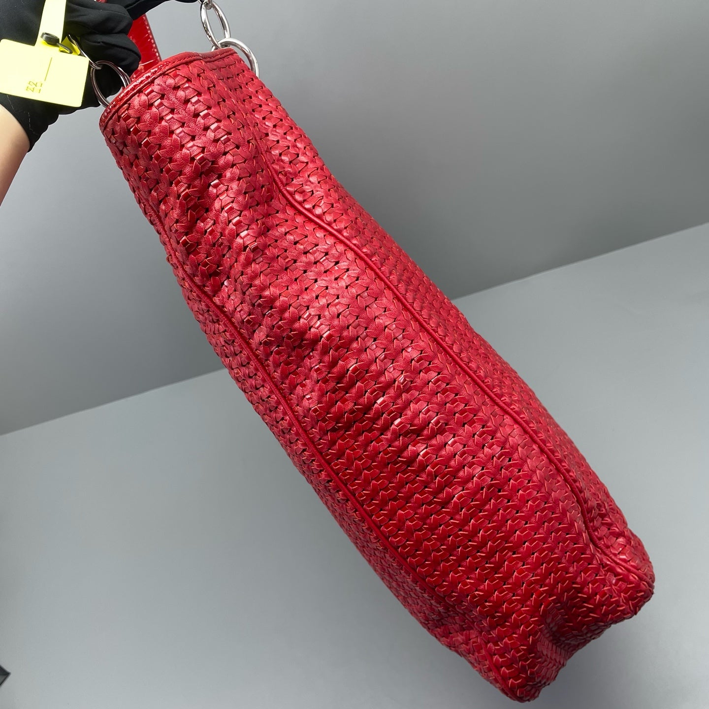 Dior - Rattan Tote - Leather - Red - (large)