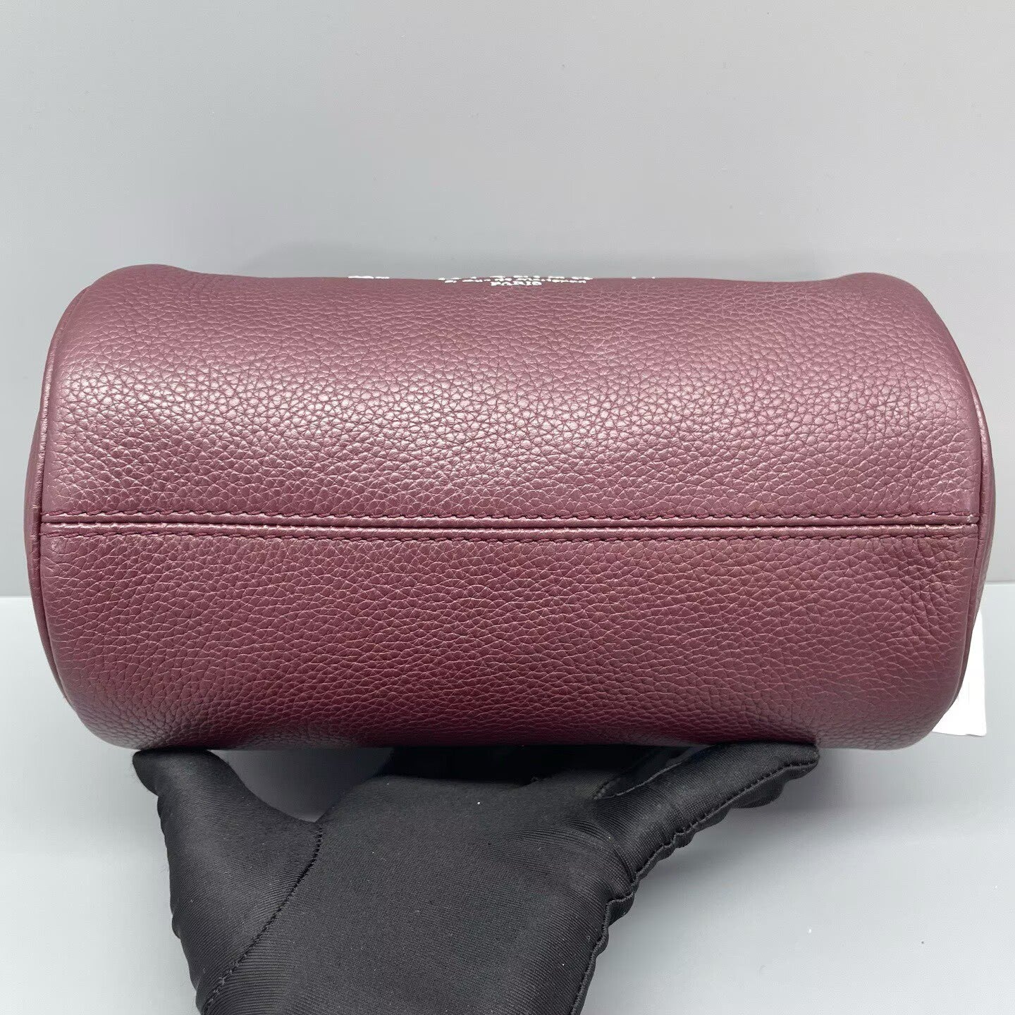 Dior - Roller Cylinder Bag - Grained leather - Burgundy - (Small)