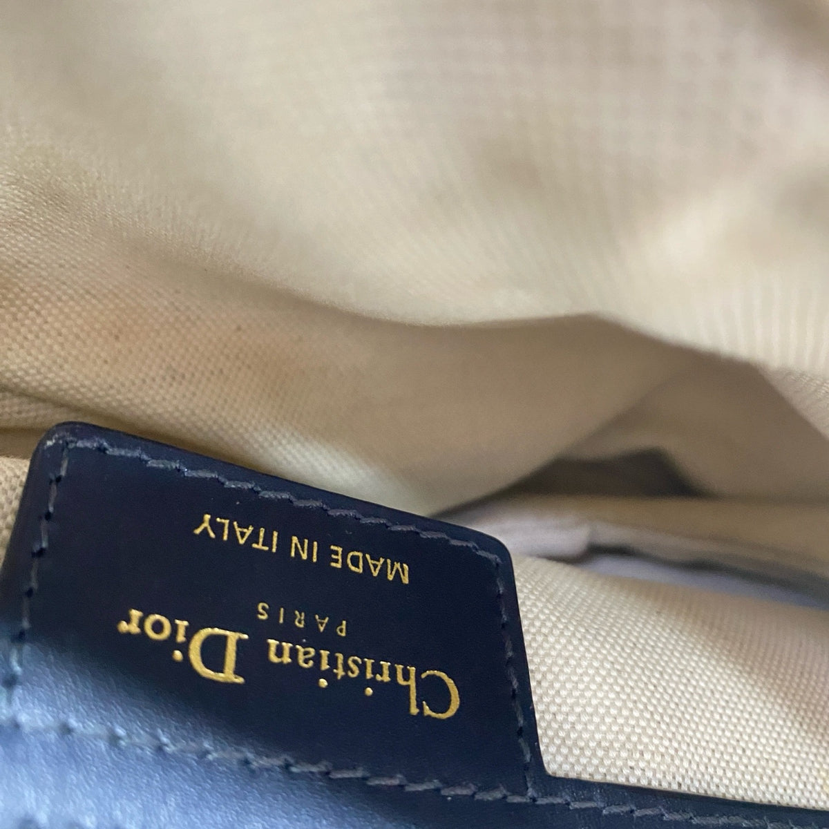 Dior - Saddle Bag - Cloth - Blue - (medium)