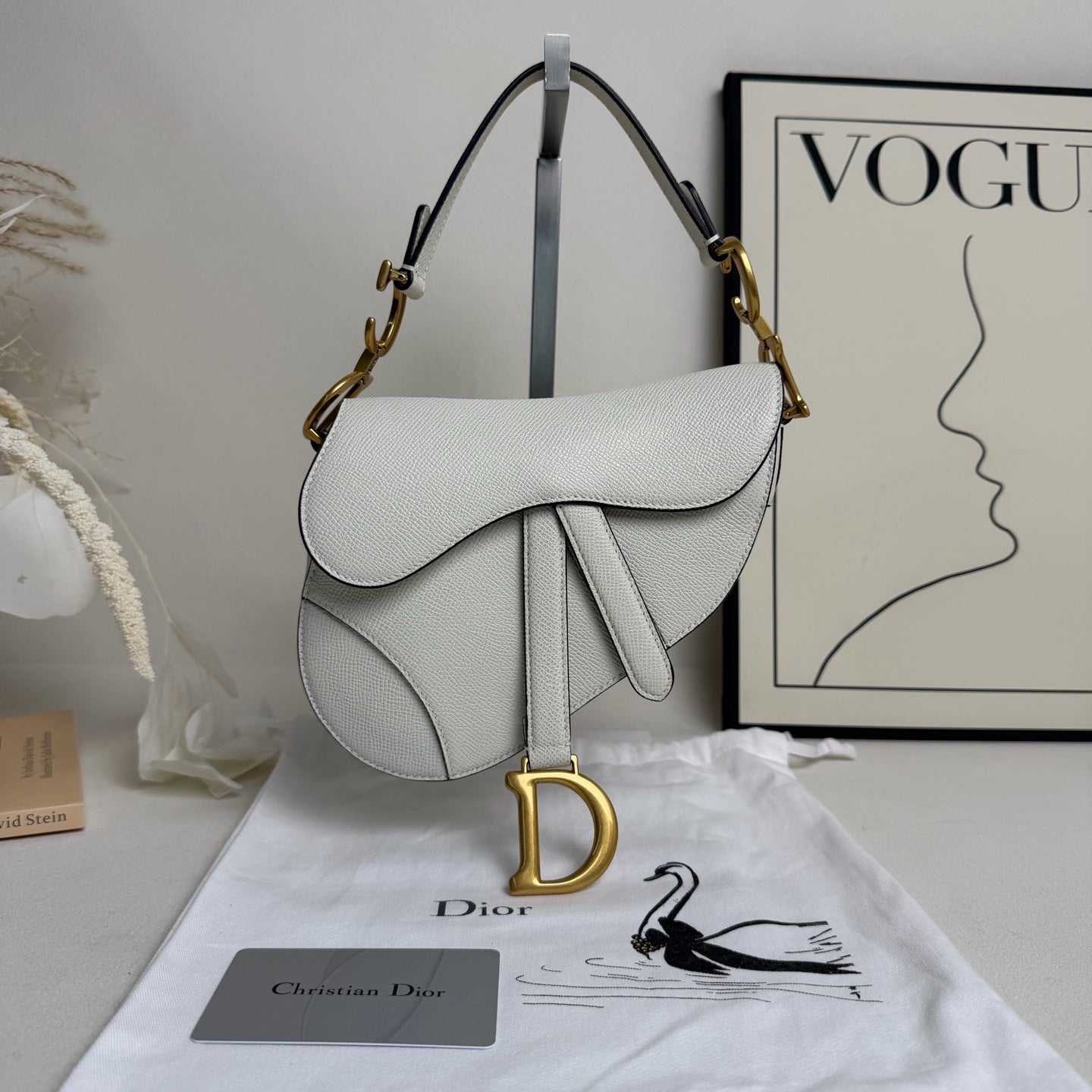 Dior - Saddle Bag - Leather - White - (small)