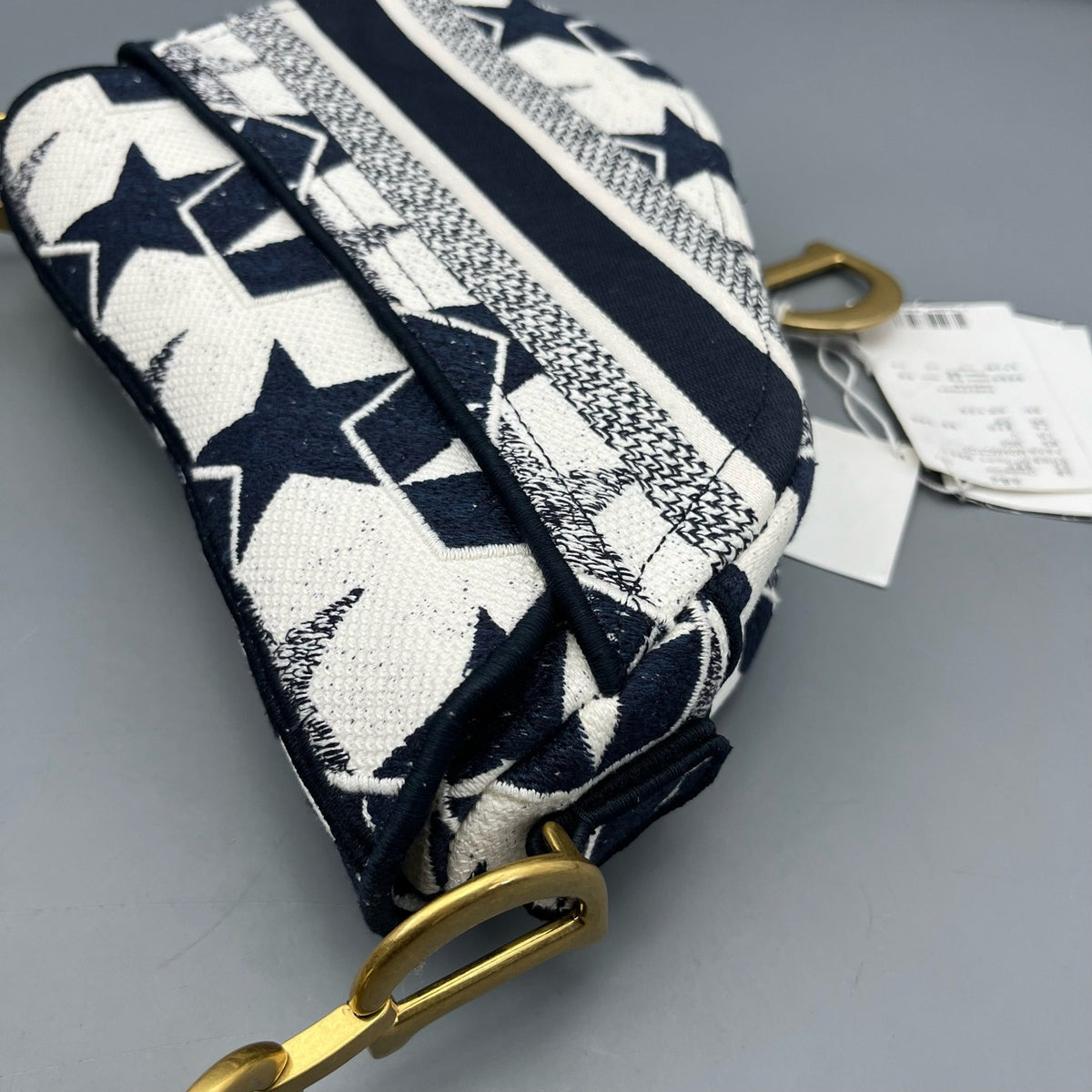 Dior - Saddle Bag with Star Embroidery - Cloth - Multicolour - (medium)