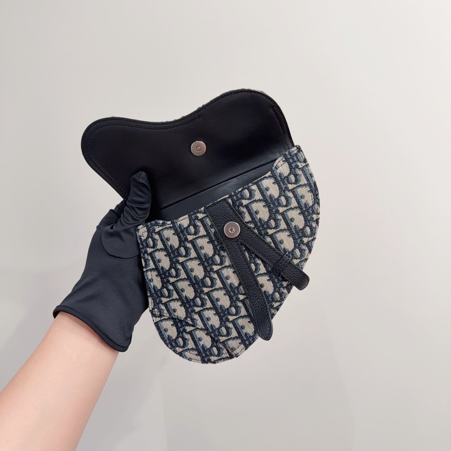 Dior - Saddle Belt Bag - Denim - Blue - (mini)