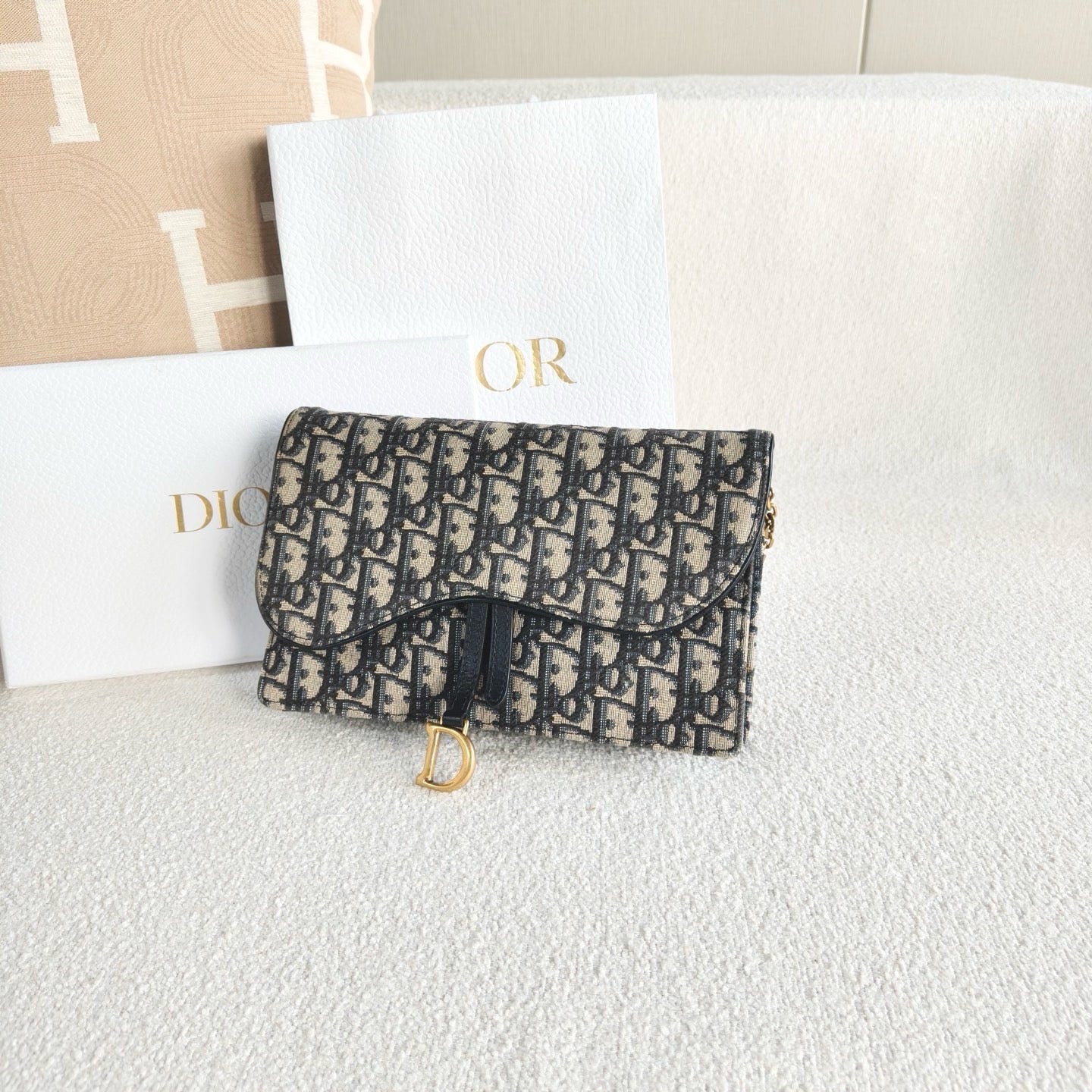 Dior - Saddle - Cloth - Blue - (Medium)