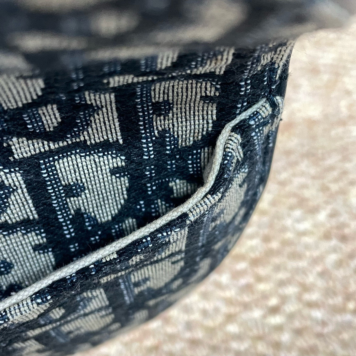Dior - Saddle - Cloth - Blue - (mini)
