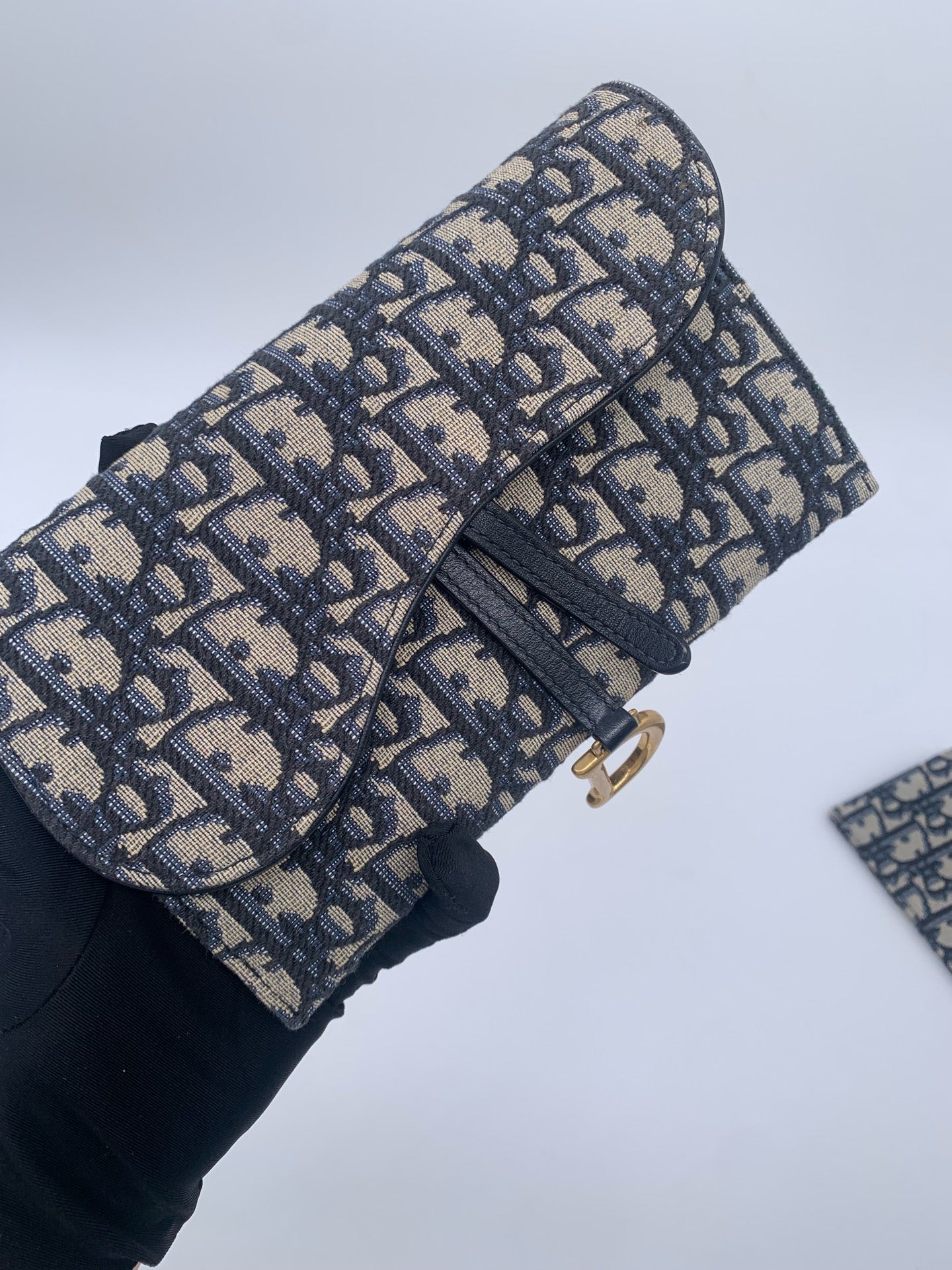 Dior - Saddle - Cloth - Blue - (mini)