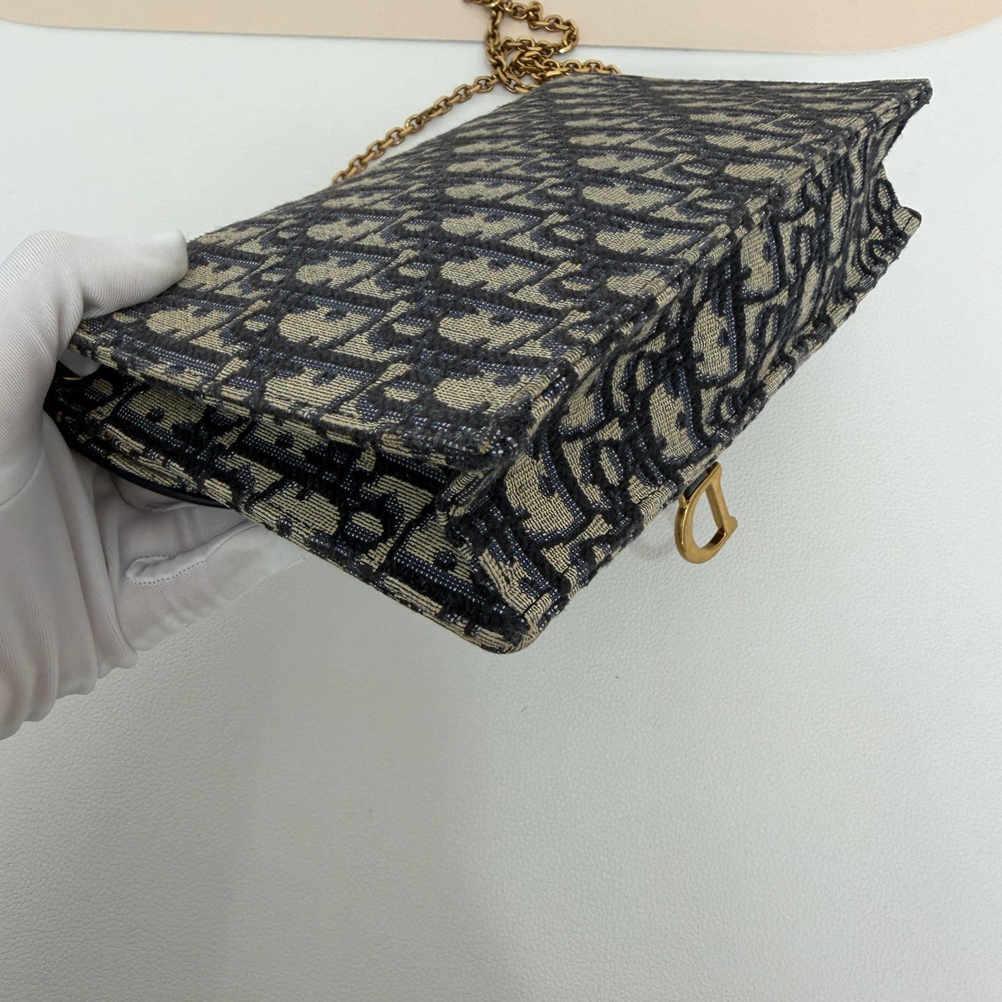 Dior - Saddle - Cloth - Blue - (small)