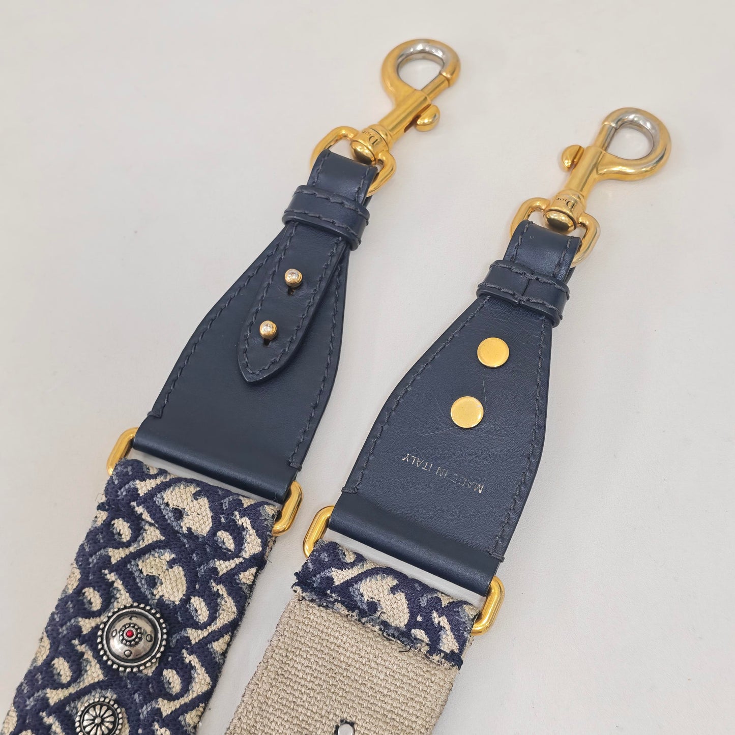 Dior - Saddle - Cloth - Blue - (small)