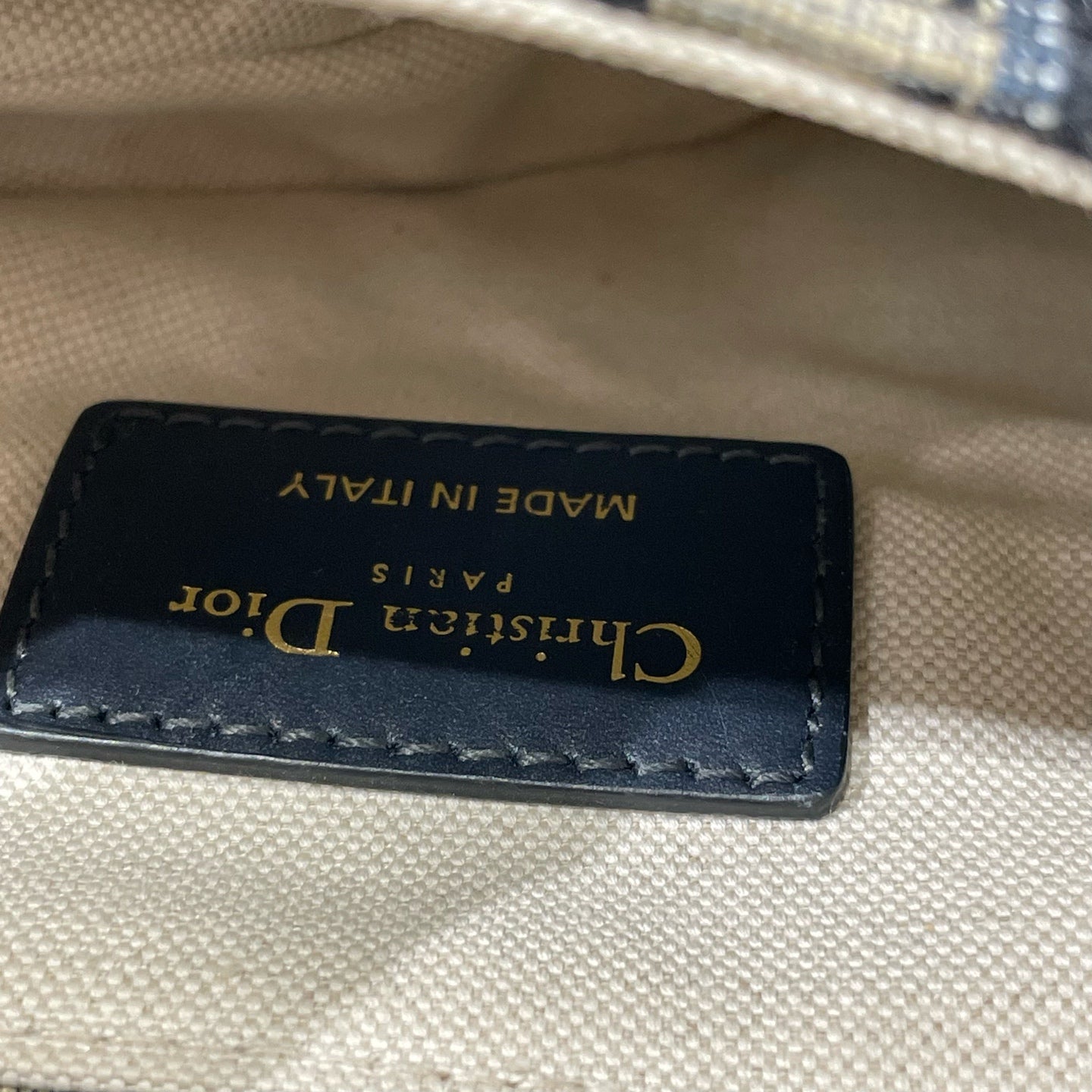 Dior - Saddle - Cloth - Navy - (mini)