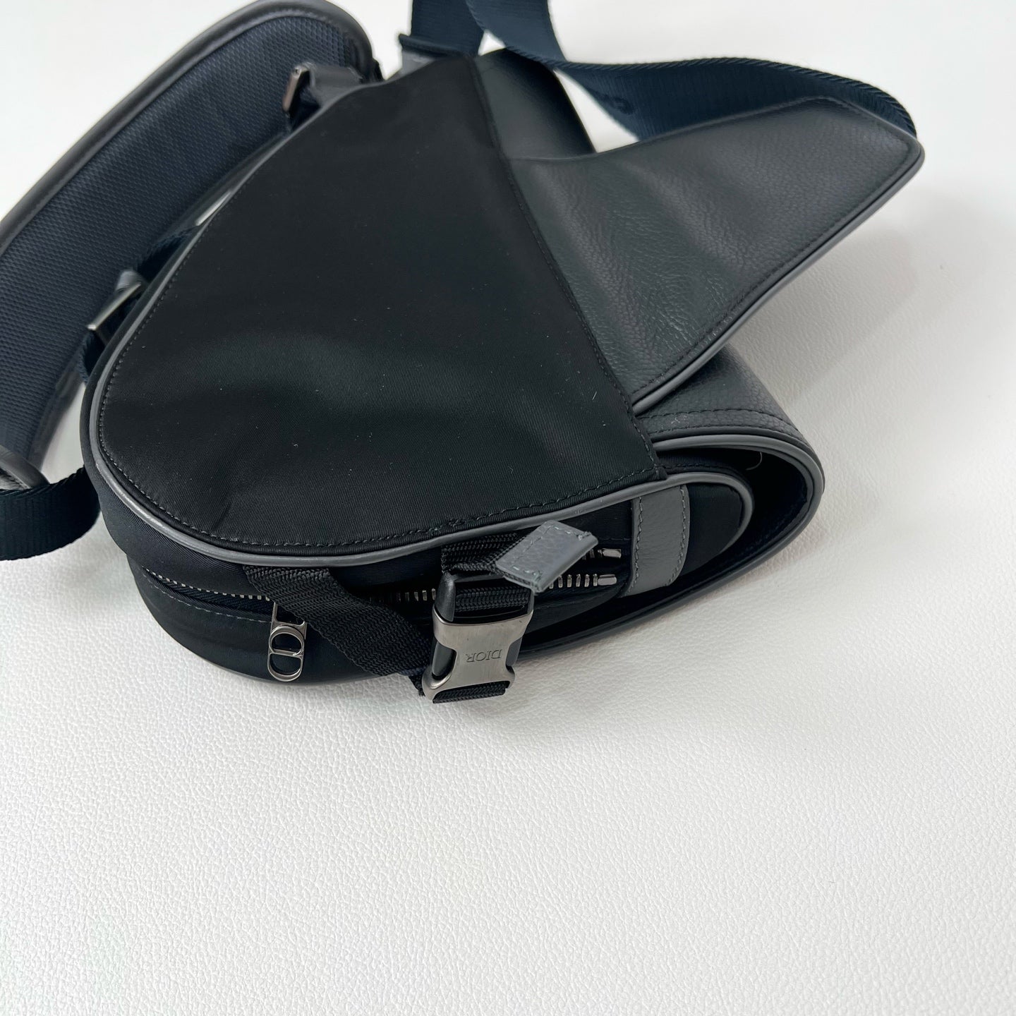 Dior - Saddle - Leather - Black - (large)