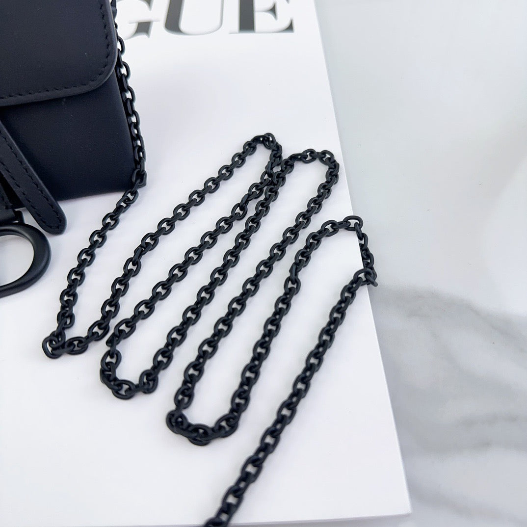 Dior - Saddle - Leather - Black - (mini)