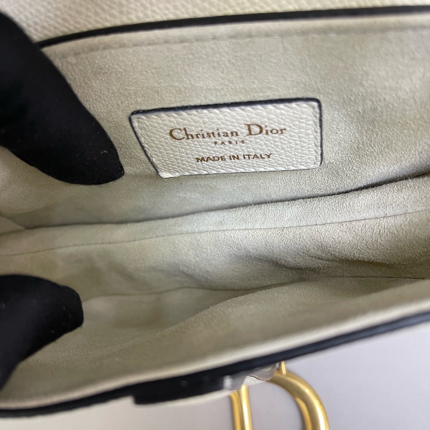 Dior - Saddle - Leather - White - (small)