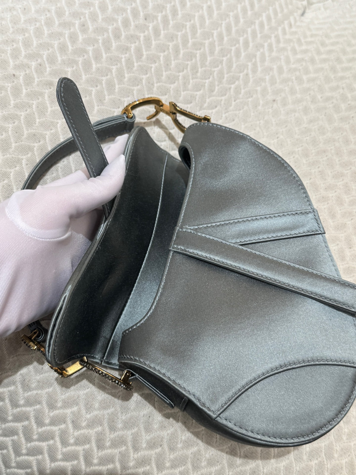 Dior - Saddle Mini - Leather - Blue - (mini)