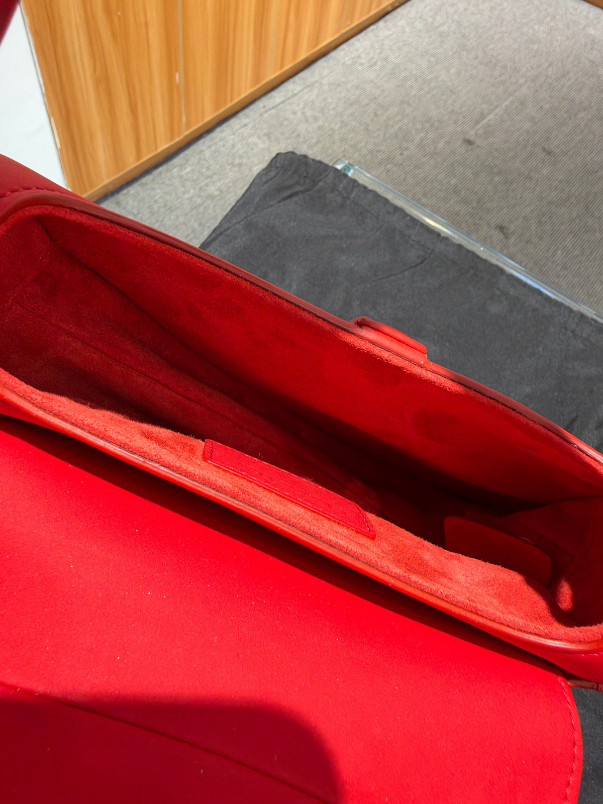Dior - Saddle Small - Leather - Red - (small)