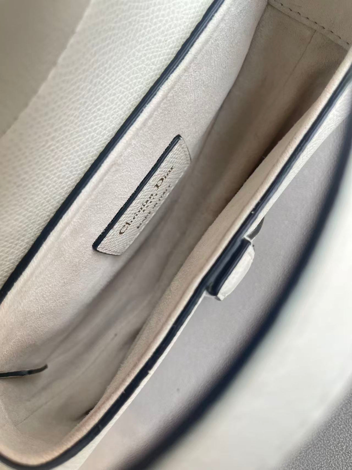 Dior - Saddle Small - Leather - White - (small)
