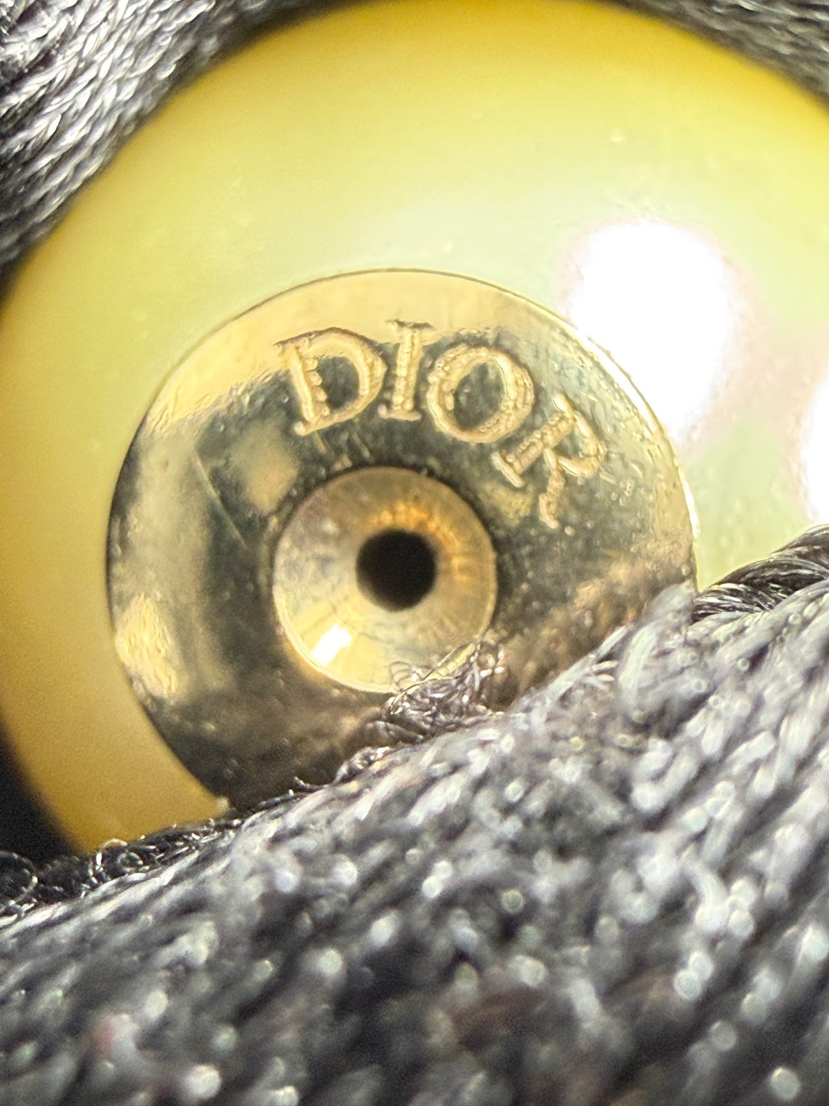Dior - Tribales - Gold-tone metal and resin pearls - Gold