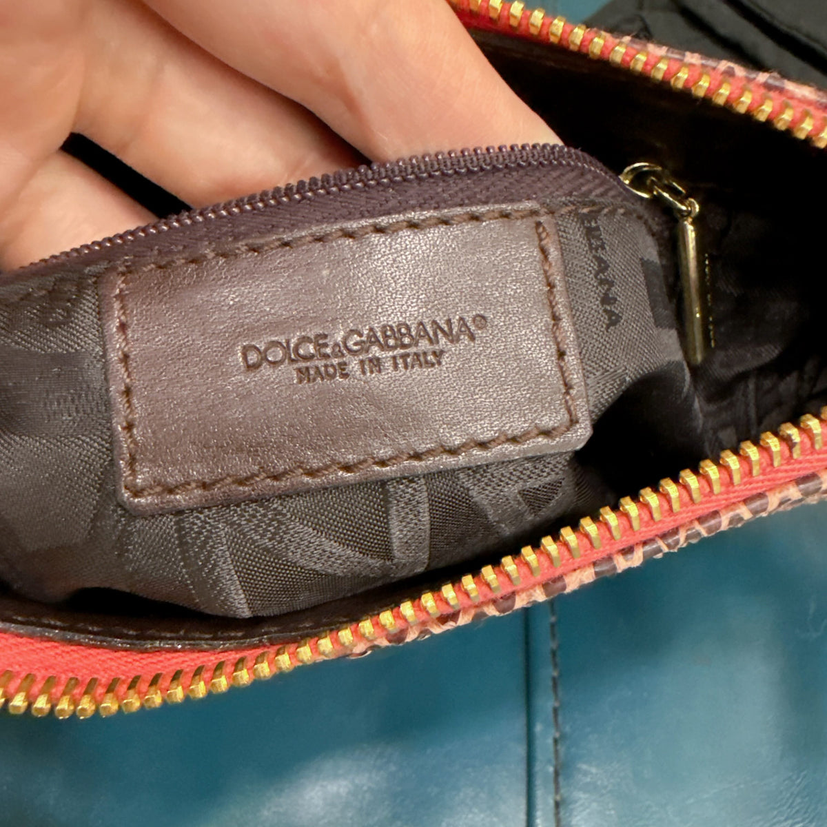 Dolce and Gabbana - Python Shoulder Bag - Python - Multicolour - (mini)
