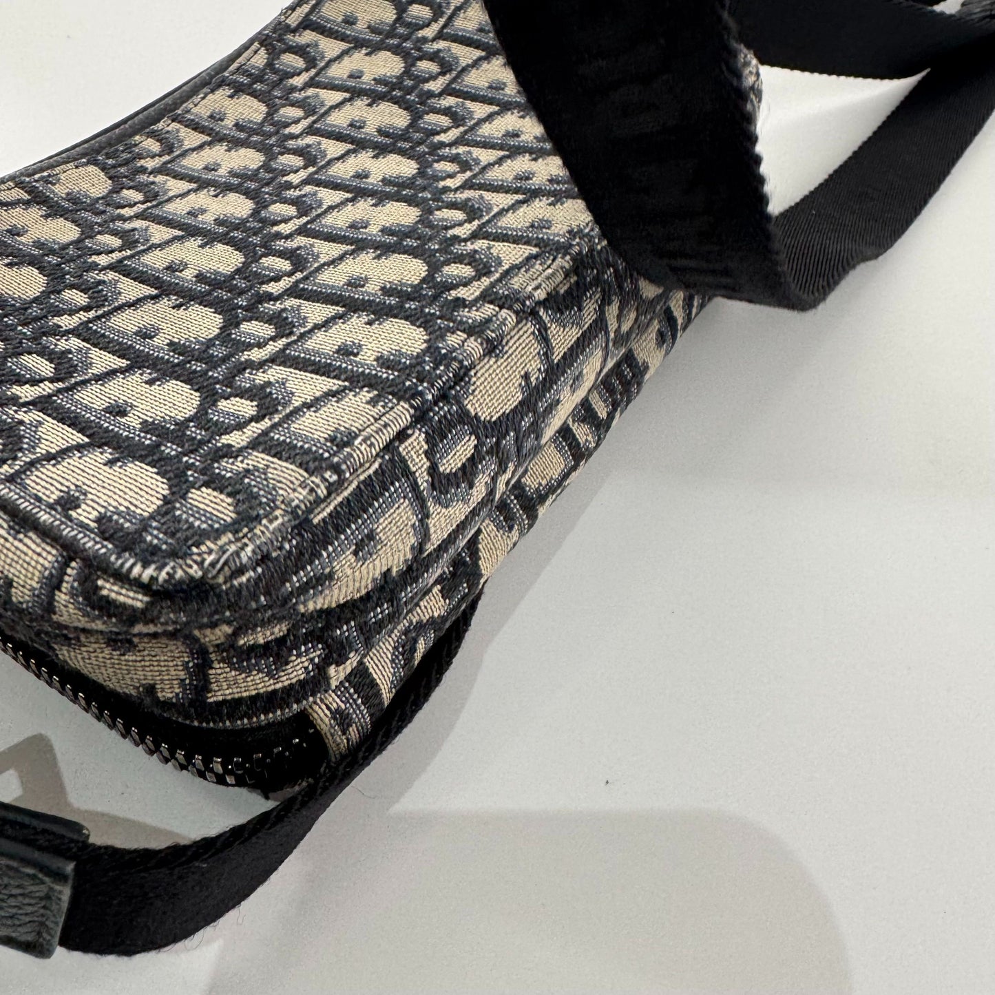 Dior Double Zipper Box Bag Cloth Multicolour JG010-004700328064 - view 12