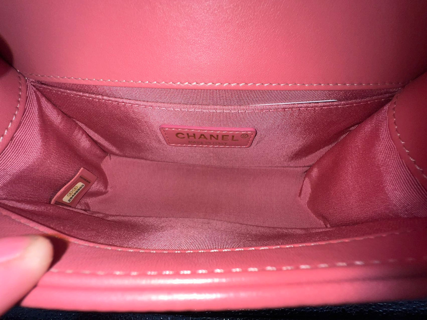 Chanel - Boy Chanel - Calfskin leather - Pink - (Small)