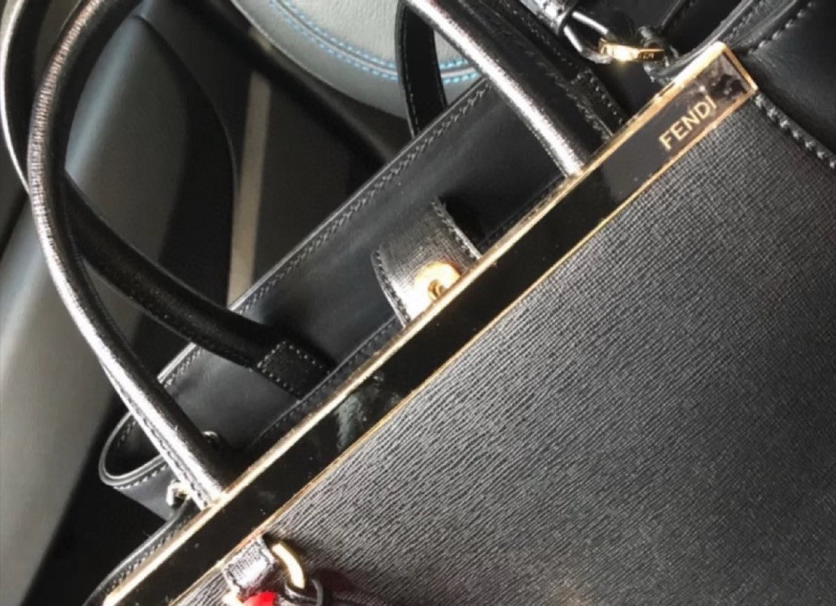 Fendi - 2Jours Small - Leather - Black - (small)