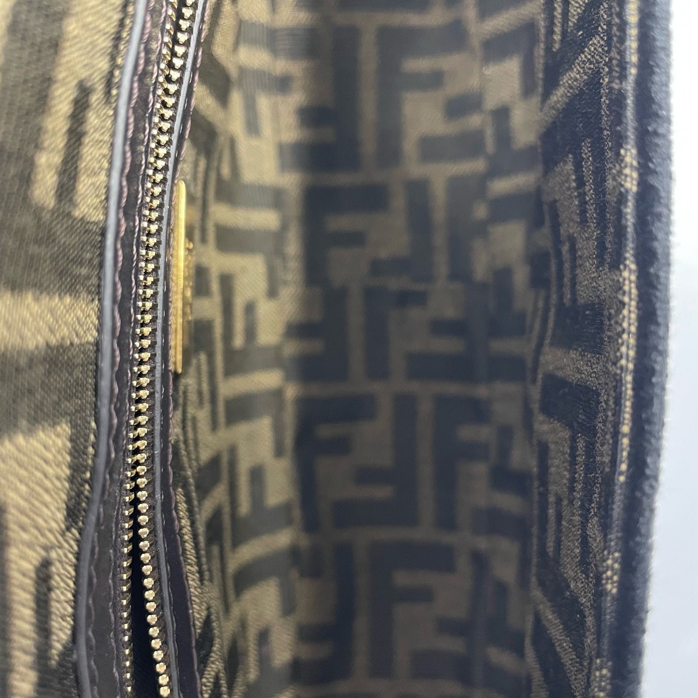 Fendi - Baguette - Cloth - Brown