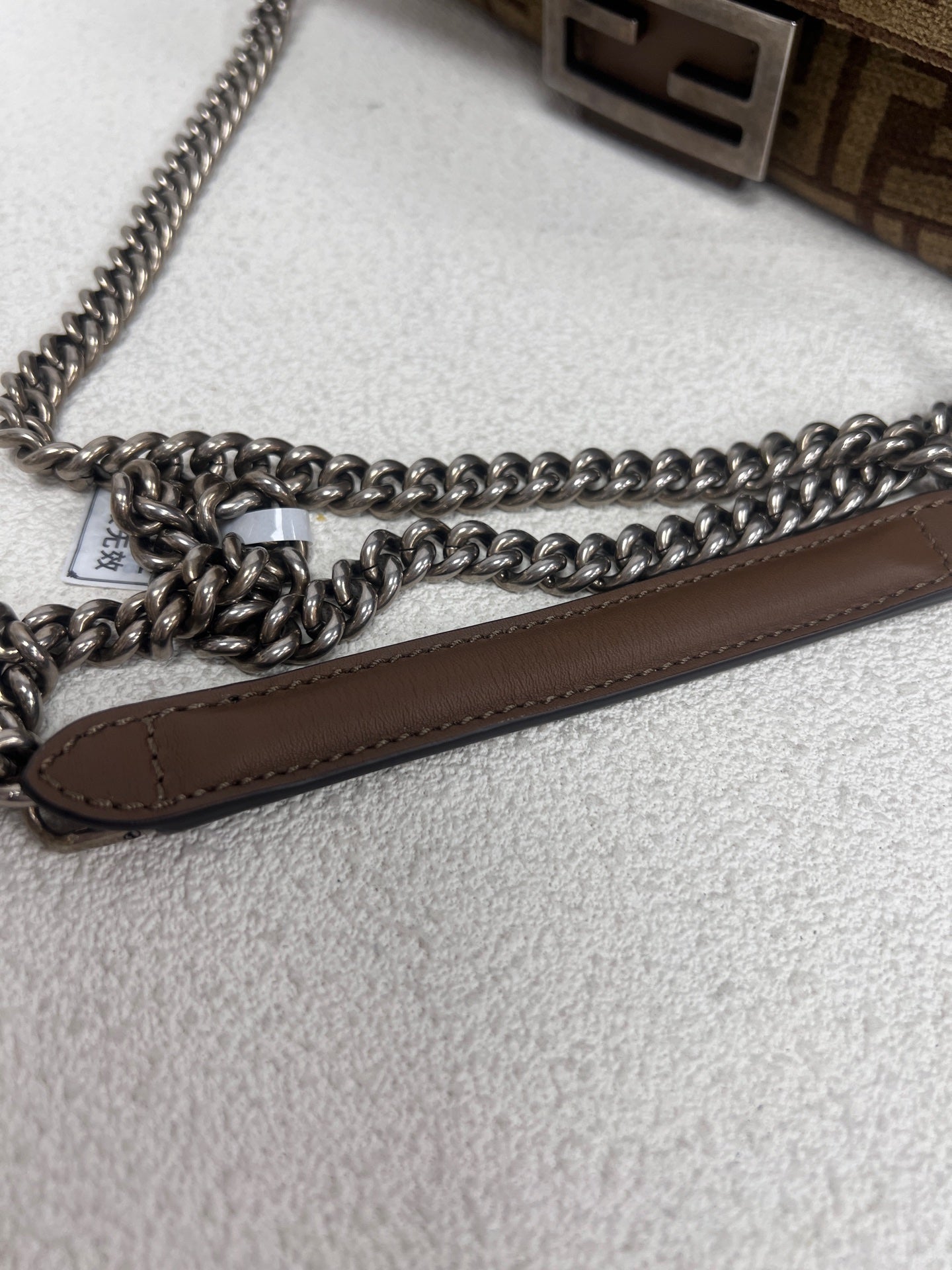 Fendi - Baguette - Cloth - Brown - (medium)