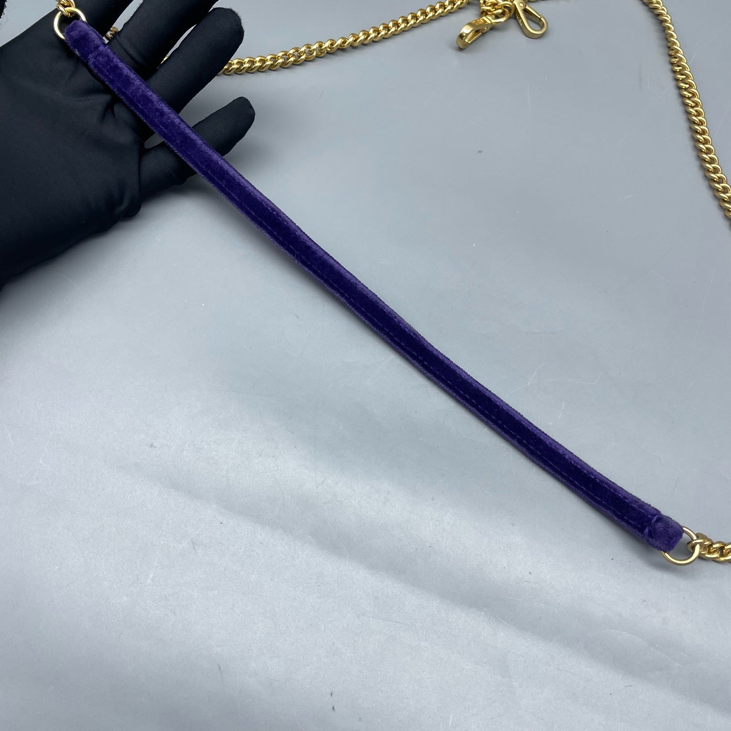 Fendi - Baguette - Velvet - Purple - (mini)