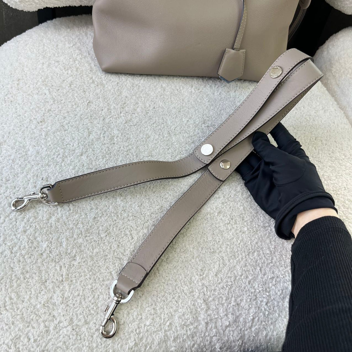 Fendi - By The Way - Leather - Grey - (medium)