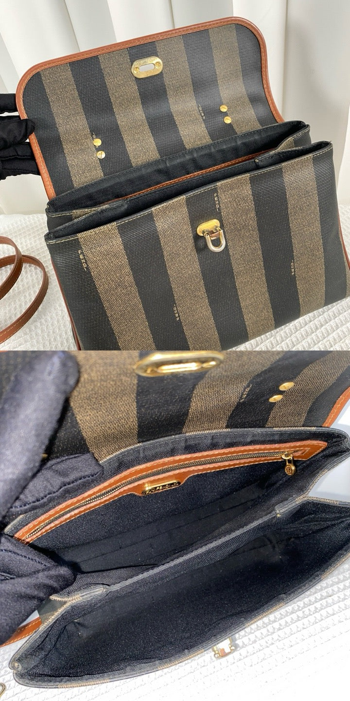 Fendi - Kelly - Leather - Brown - (medium)