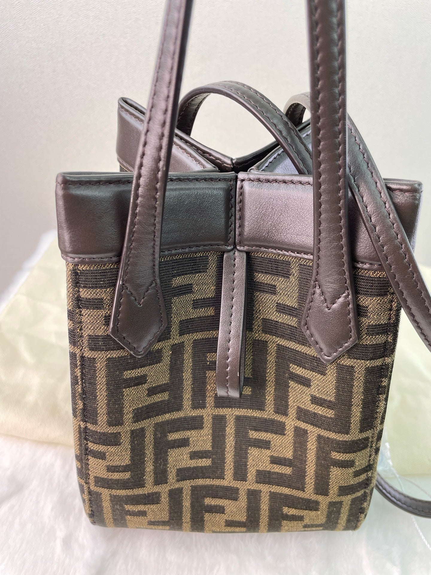 Fendi - Origami - Leather - Brown - (mini)