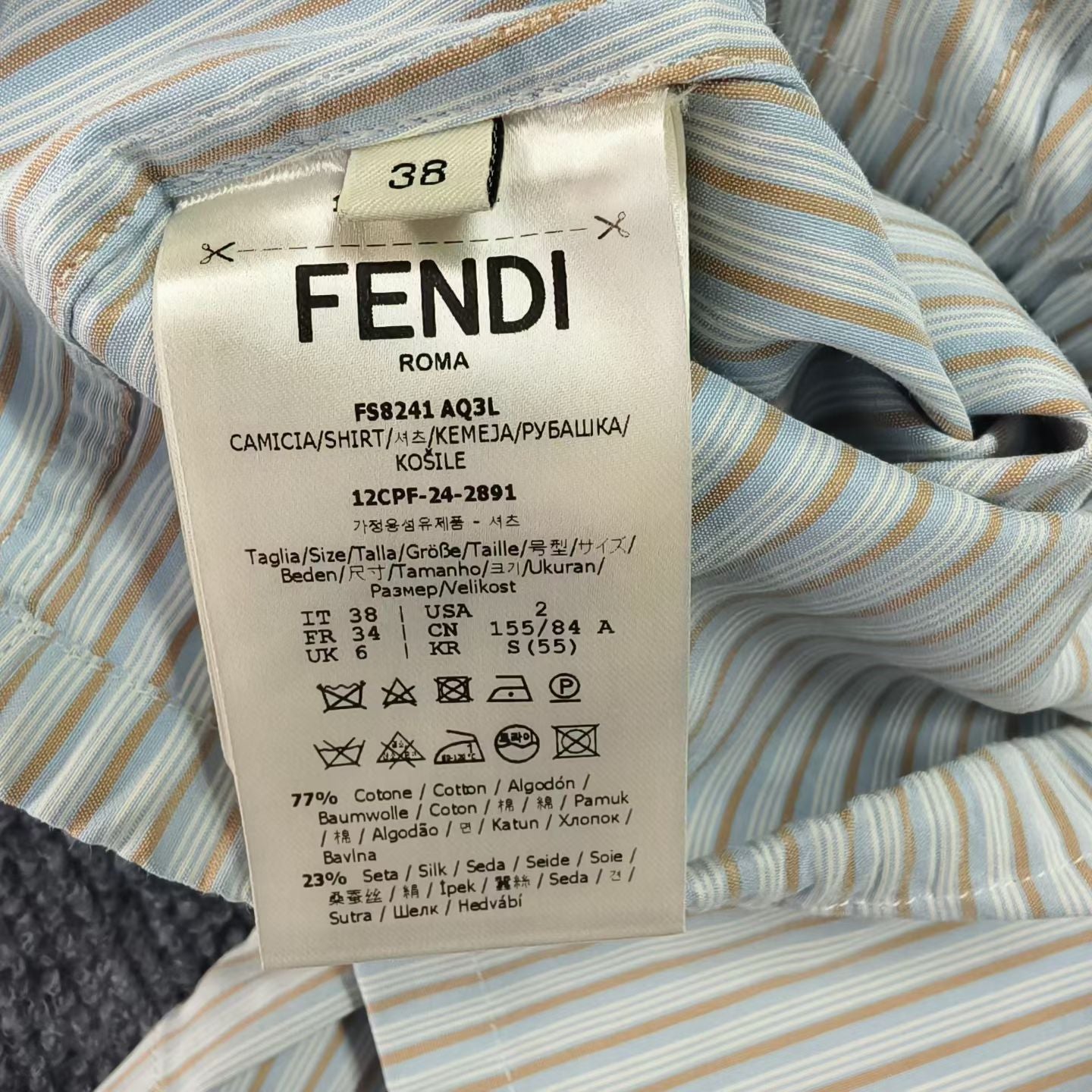Fendi - Other - Cotton - Blue - (38)
