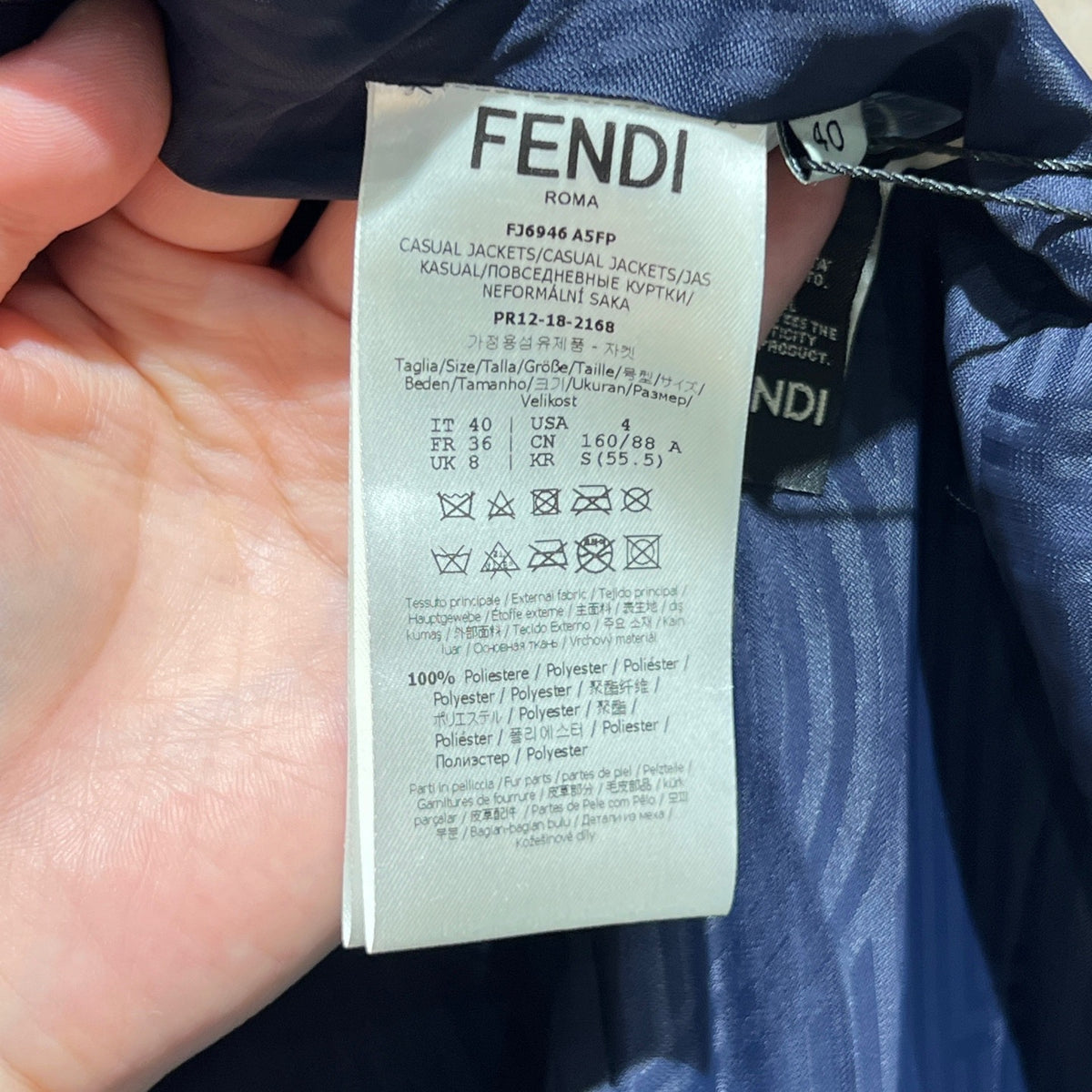 Fendi - Other - Polyester - Blue - (36)