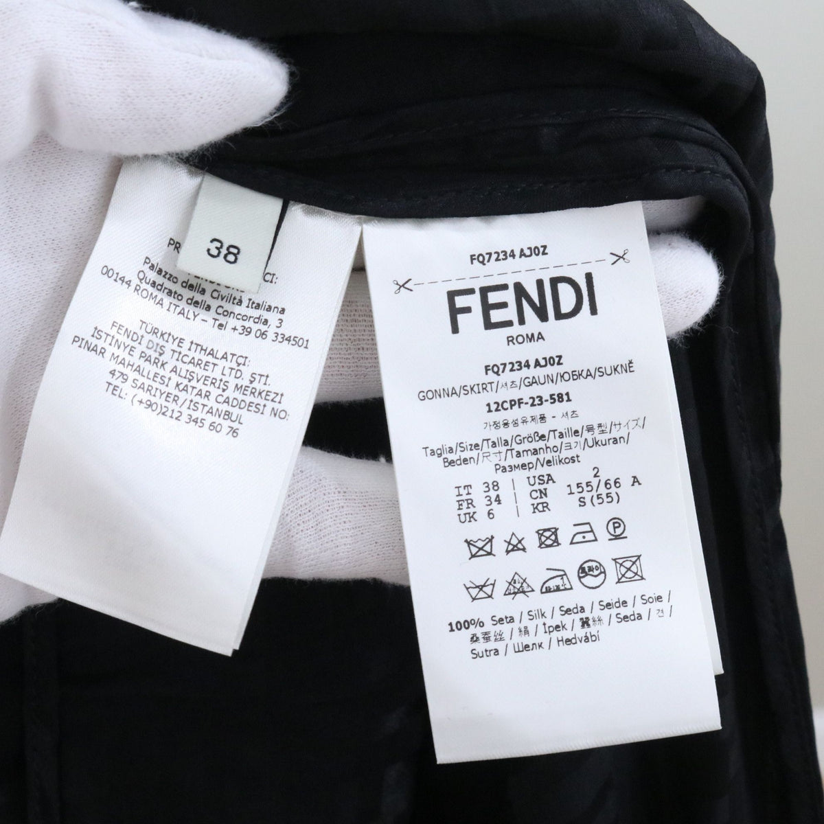 Fendi - Other - Silk - Black - (34)
