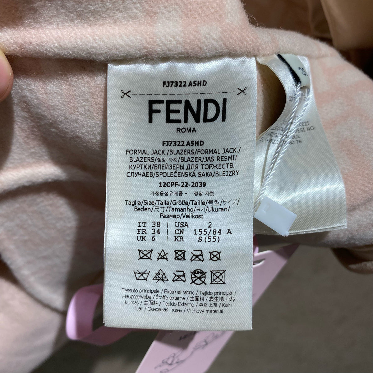 Fendi - Other - Wool - Pink - (34)