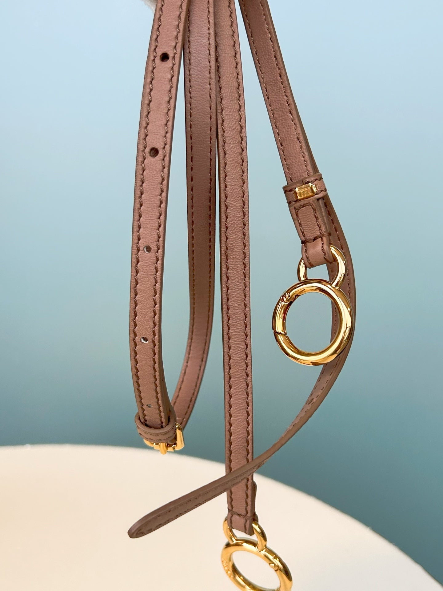 Fendi - Peekaboo - Leather - Beige - (mini)